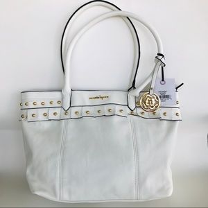 Nanette Lepore white Nora handbag satchel